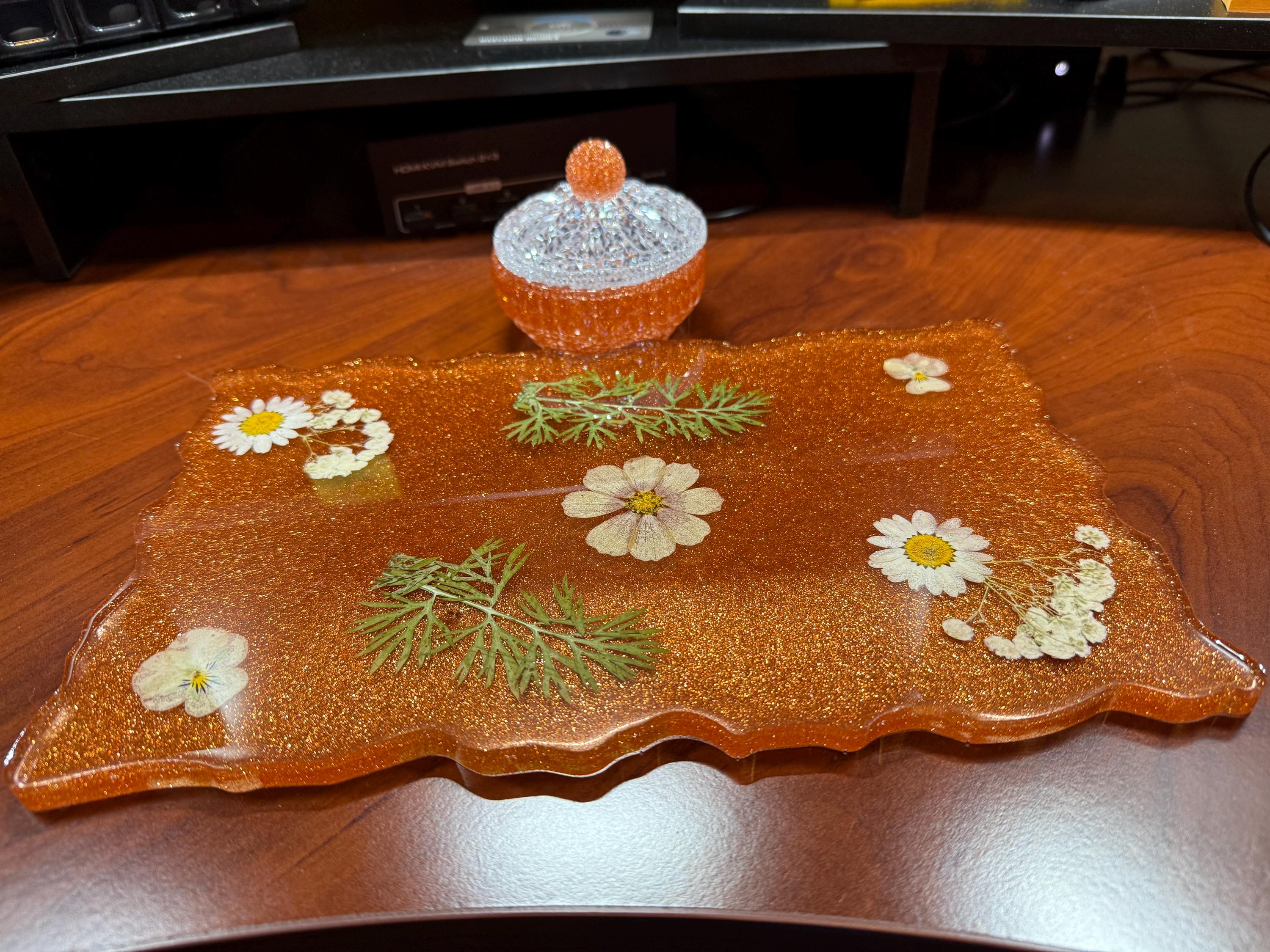 Jewelry Box and Tray