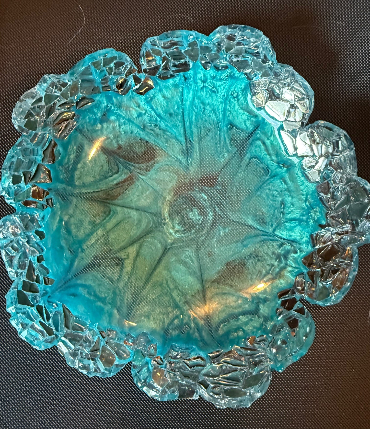 Handcrafted Bowls with Fire Glass